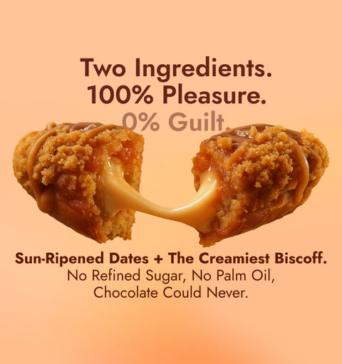 Biscoff Filled Medjoul Dates- Box Of 7