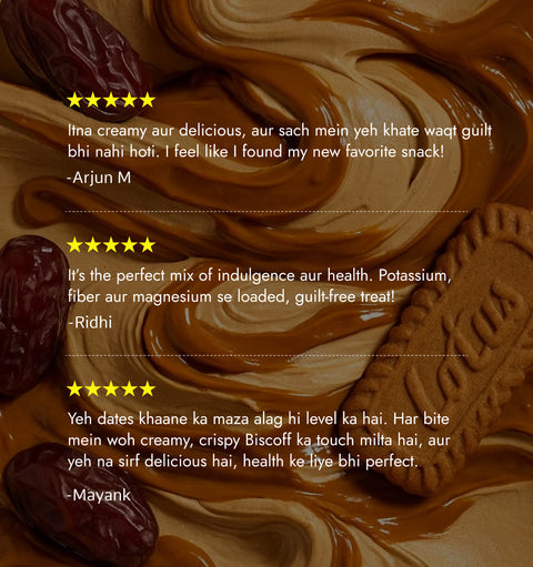 Biscoff Filled Medjoul Dates- Box Of 7